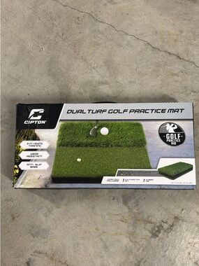 NEW | Cipton Dual Turf Golf Practice Mat | Never Opened